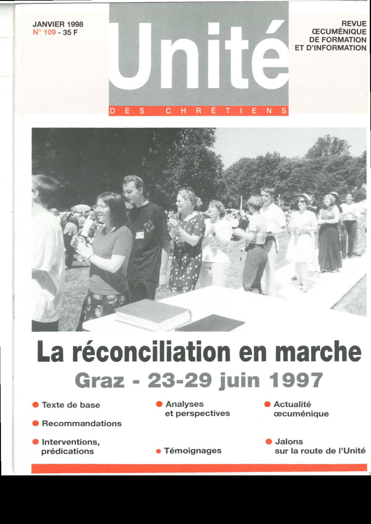 Revue unité des chrétiens 109