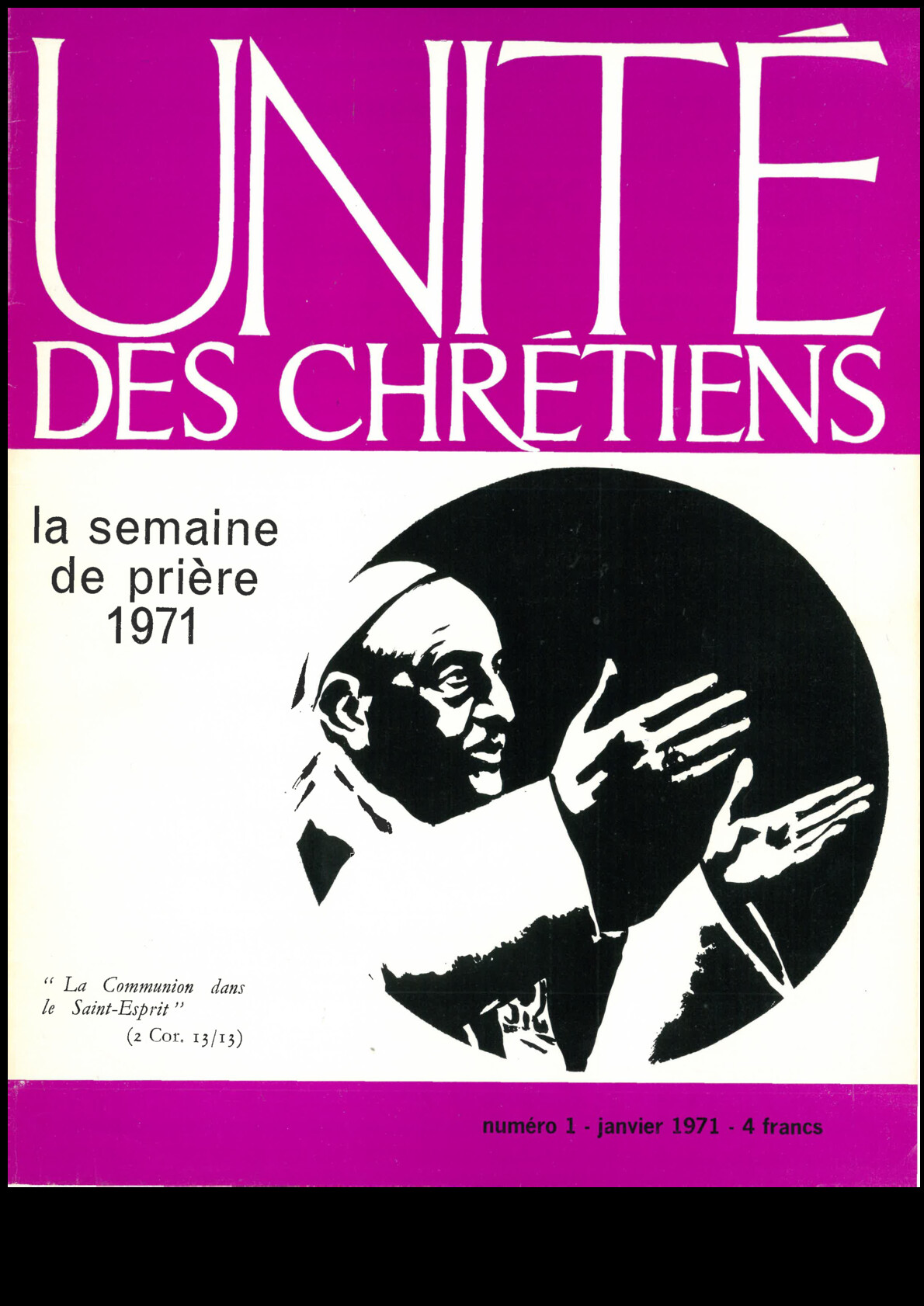 « La Communion dans le Saint-Esprit » (2 Cor 13,13), (SPPUC  1971)