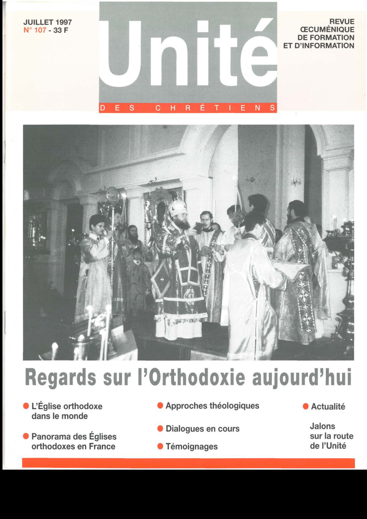 Regards sur l’Orthodoxie aujourd’hui