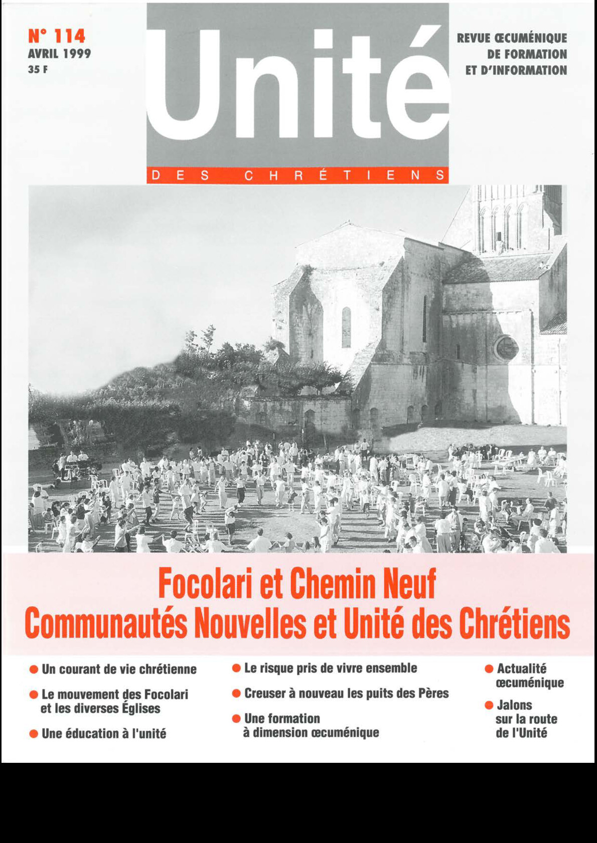 Focolari et Chemin Neuf : communautés nouvelles et Unité des Chrétiens